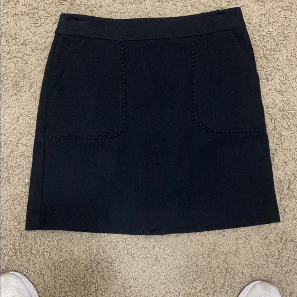 Black pencil skirt